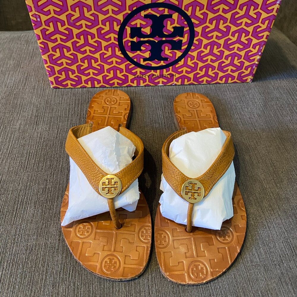 Tory Burch Thora Tumbled Leather Size 8